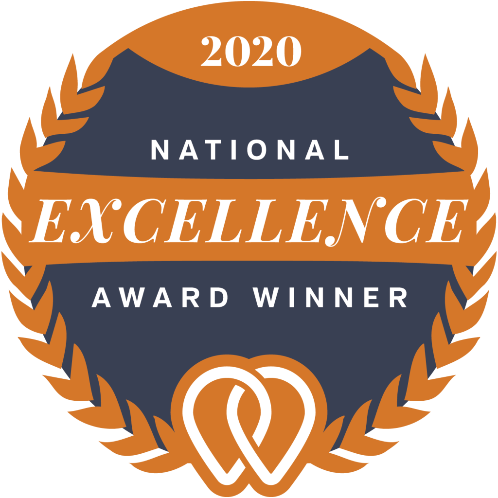 UpCity Excellence Award badge recognizing outstanding digital marketing and agency performance