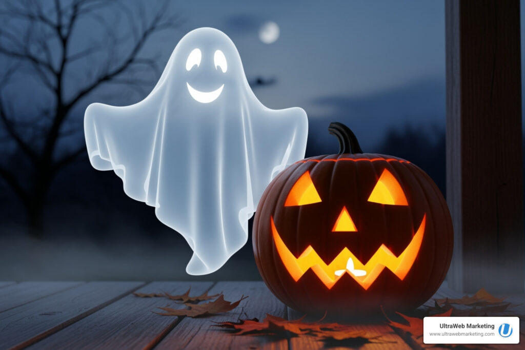 Finding a good web design company shouldn't be SCARY", "We Won't Ghost You.