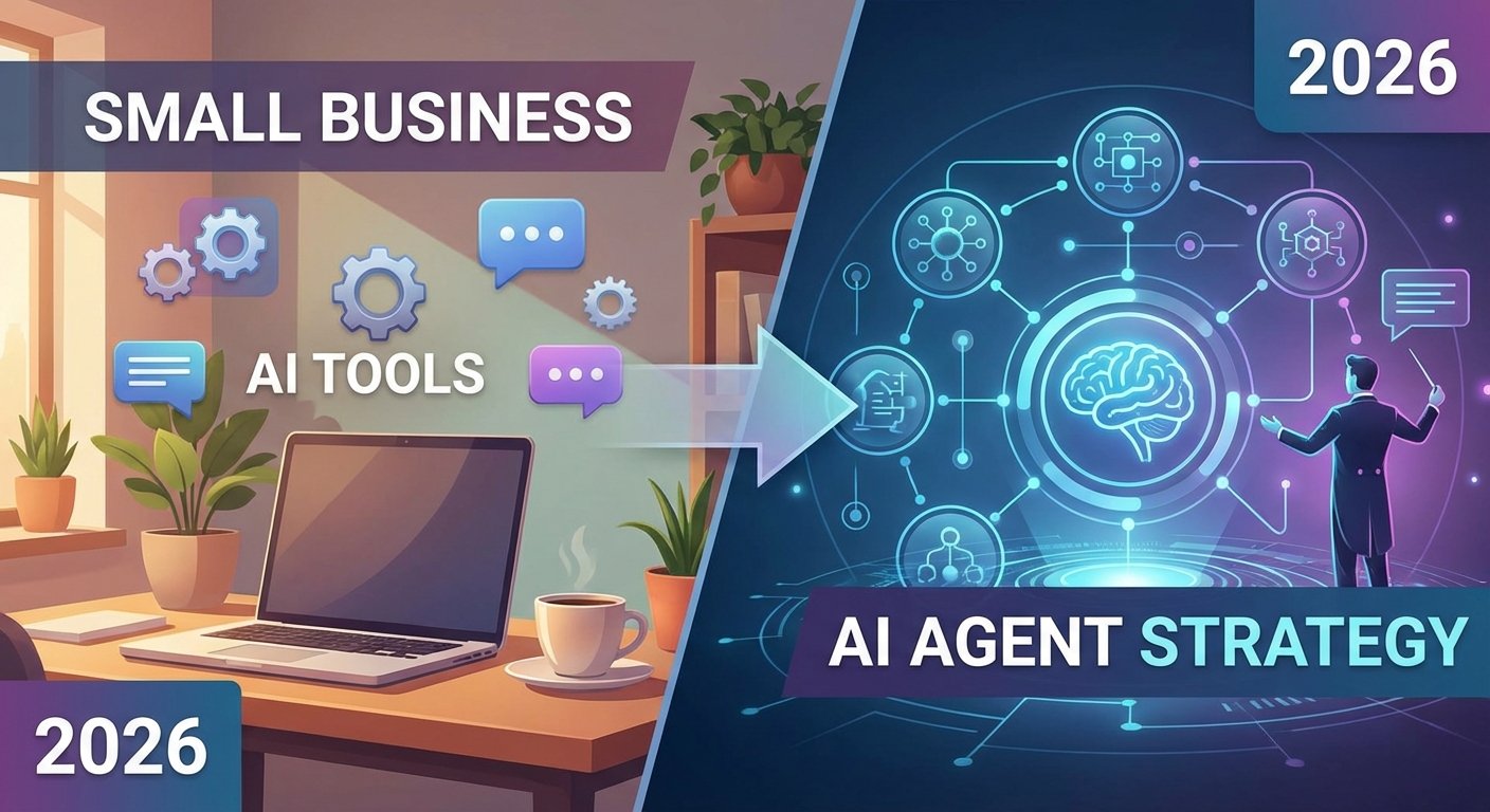 Why Your Small Business Needs an AI Agent Strategy (Not Just AI Tools) in 2026