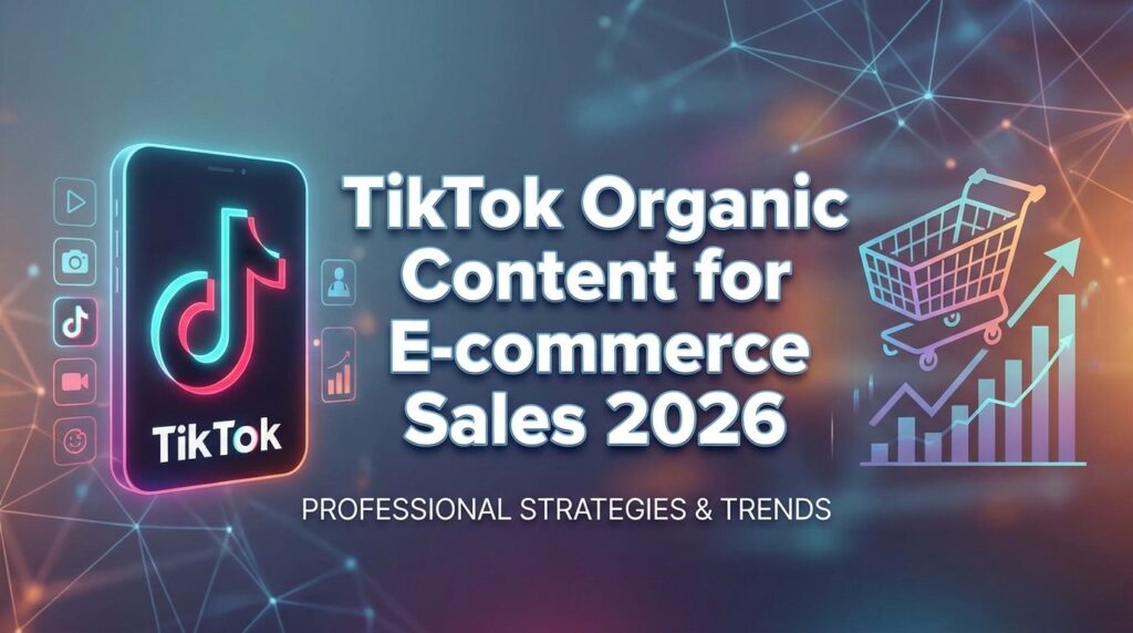 TikTok Organic Content for E-commerce Sales 2026