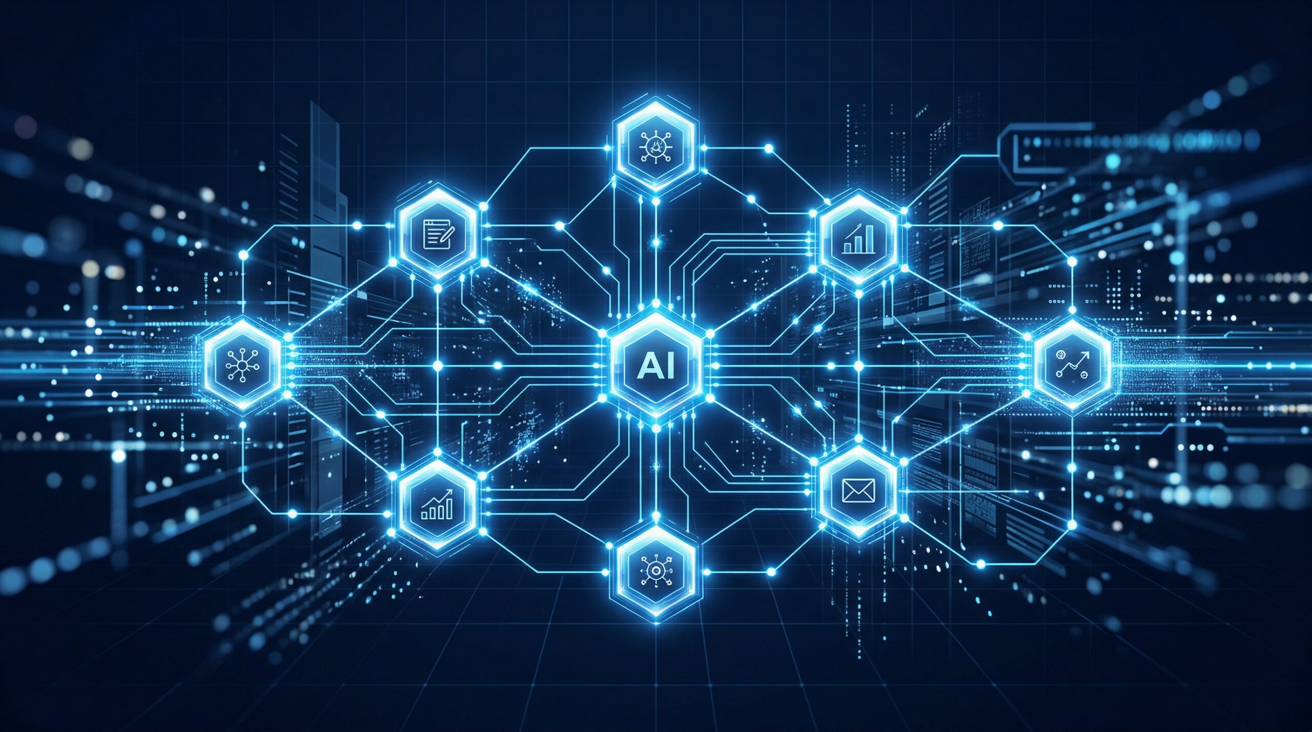 Multi-agent AI systems working together for marketing automation