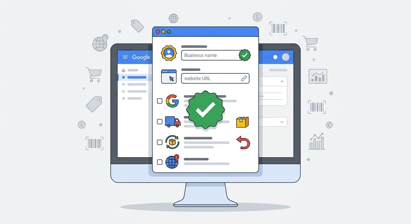 Step 1: Set Up Your Google Merchant Center Account